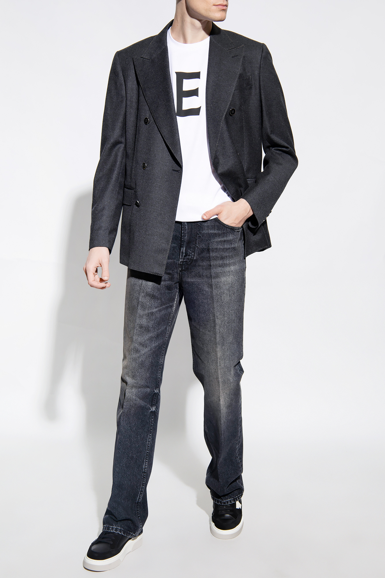 Ferragamo◆ロゴコットンTシャツ コットン Tシャツ - メンズ | Ferragamo